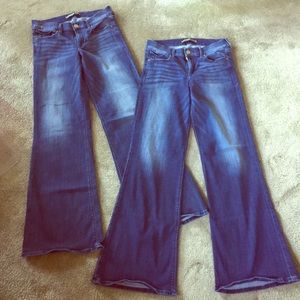 Lot of 2 pairsExpress Wide Leg Flare Jeans